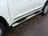 Toyota Land Cruiser 200 2015 Пороги овальные с накладкой 120х60 мм